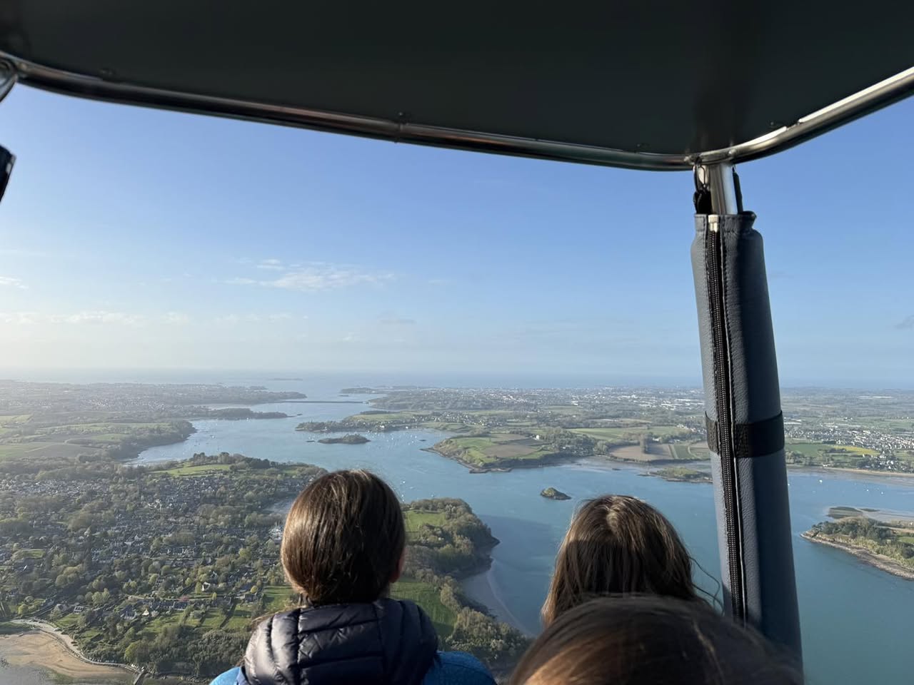 Vol en montgolfière au-dessus de la vallée de la Rance